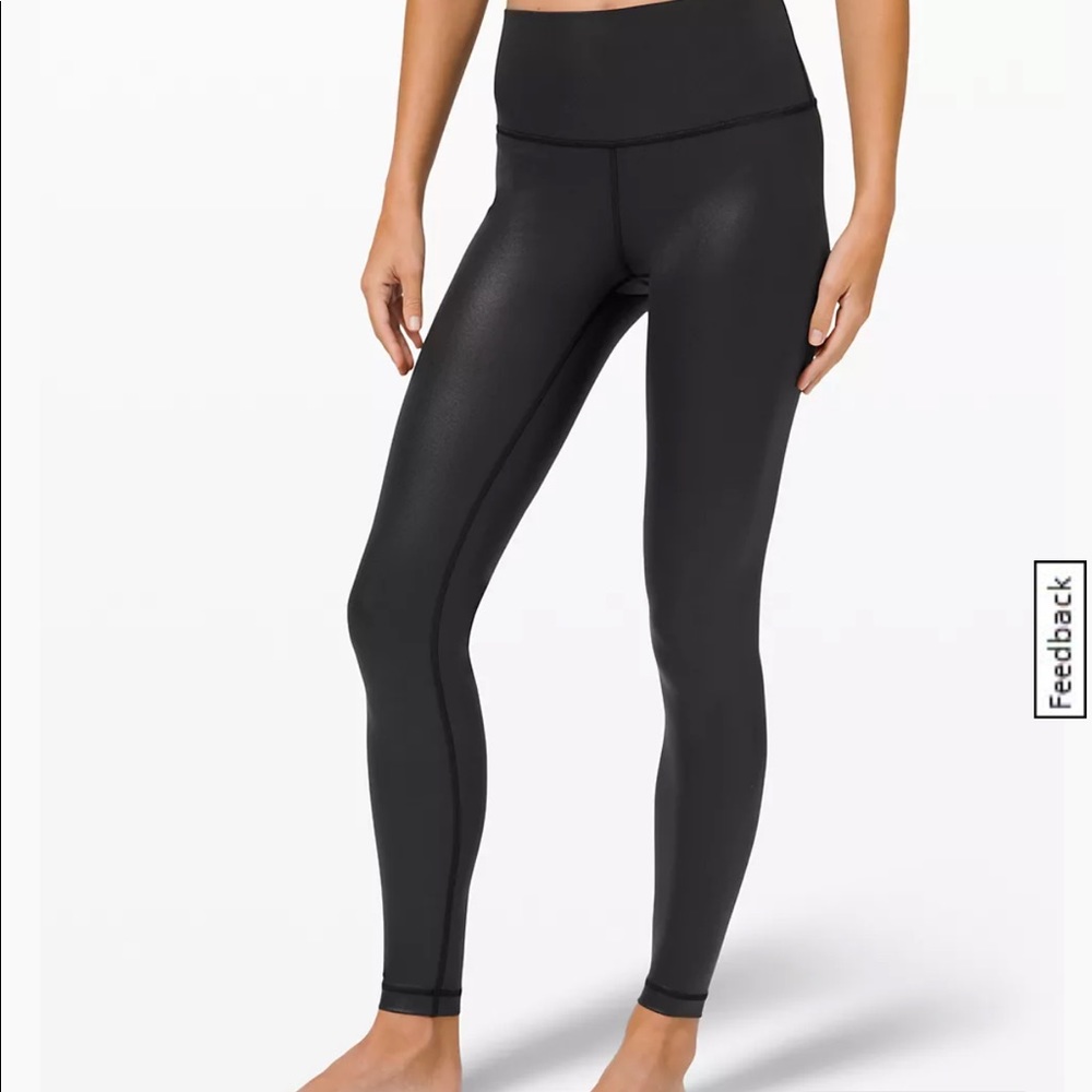 LULULEMON Faux leather leggings